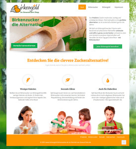Screenshot von www.birkengold-birkenzucker.de