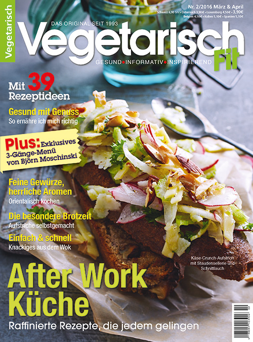 Vegetarisch Fit, Ausgabe März/April 2016