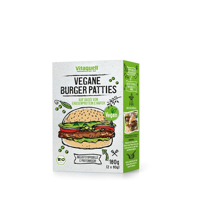 Vitaquell : Vegane Burger Patties, bio (160g)