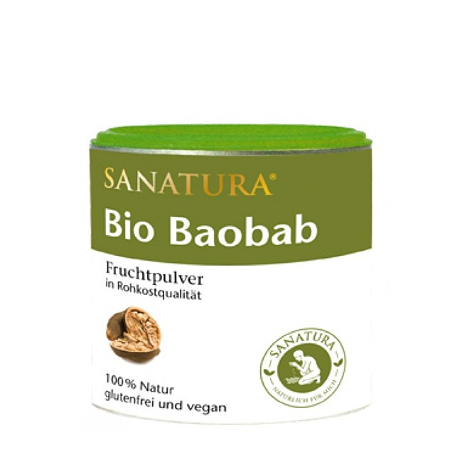 Sanatura Bio Baobab Pulver - voller Vitamin C und Ballaststoffe