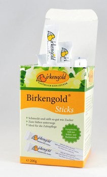 Birkengold 50 Birkenzucker Sticks (200g)