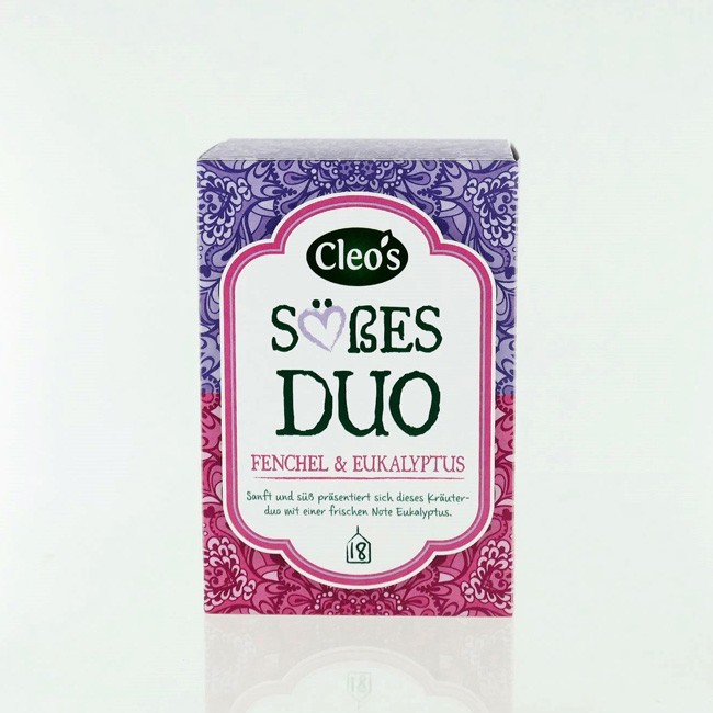 Cleo's Süßes Duo Biologischer Tee (18 Beutel)