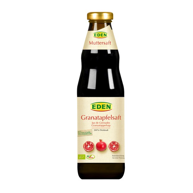 Bio Granatapfelsaft von Eden - Muttersaft 750 ml