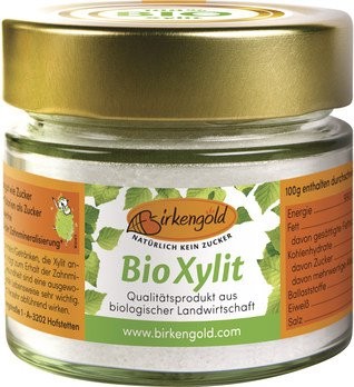 Birkengold feinstes Bio Xylit im handlichen Glas zur Probierportion (140g)