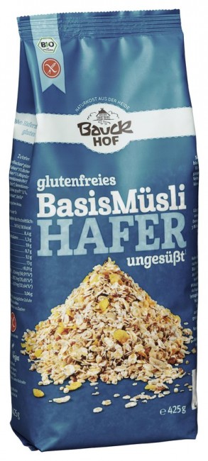 Bauckhof : Glutenfreies Basis Hafermüsli, bio (425g)