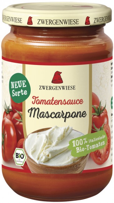 Zwergenwiese : *Bio Tomatensauce Mascarpone (340ml)