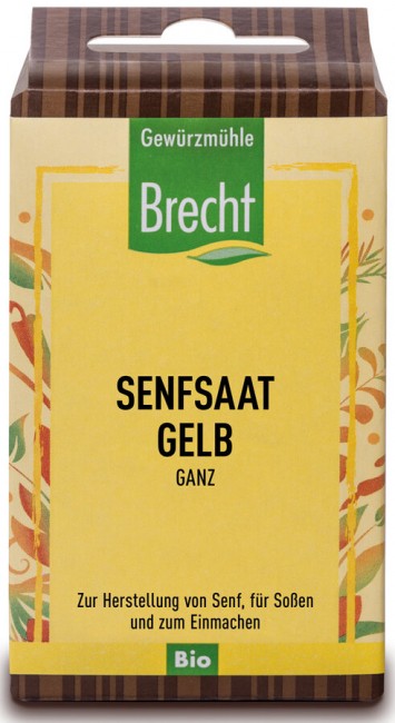 Gewürzmühle Brecht : *Bio Senfsaat gelb ganz - NFP (60g)