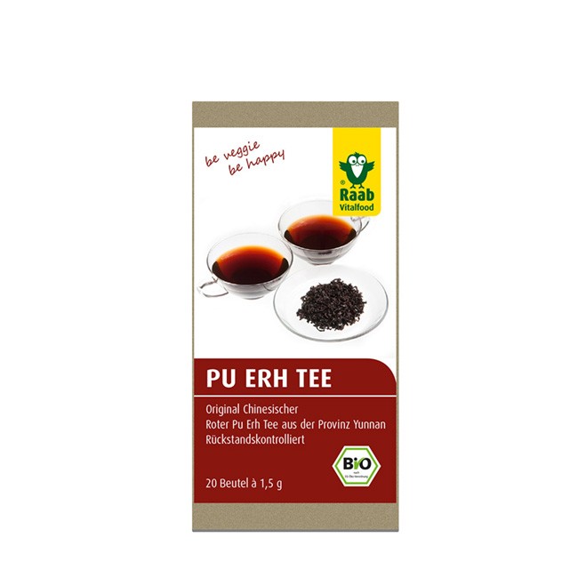 Raab Bio Pu Erh Tee aus China (18 Beutel)