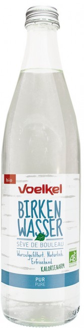 Voelkel Birkenwasser mit Traubensüße, bio (0,5l)