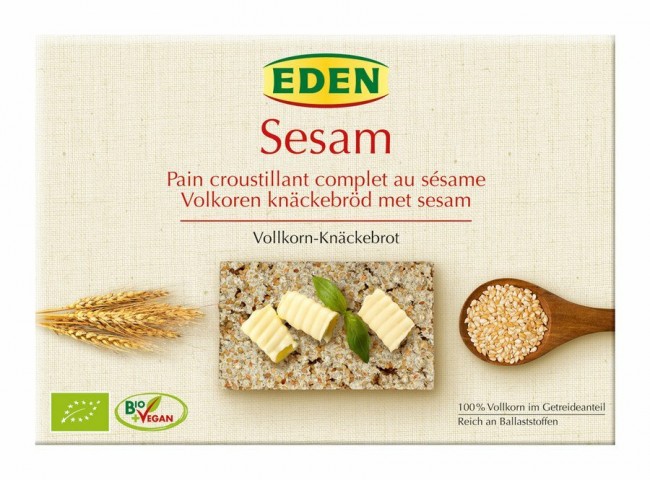 EDEN : *Bio Sesam Vollkorn-Knäckebrot (250g)
