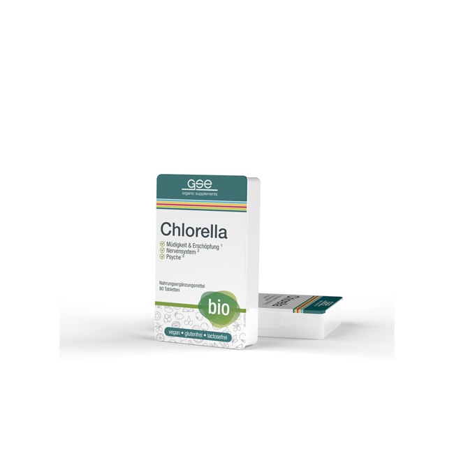 GSE : Chlorella Tabletten, bio (80 Stk)