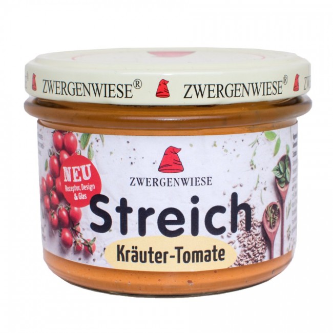Zwergenwiese : Kräuter-Tomate Streich, bio (180g)