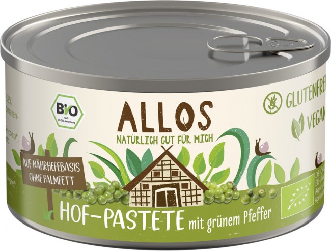Allos : *Bio Hof-Pastete mit grünem Pfeffer (125g)