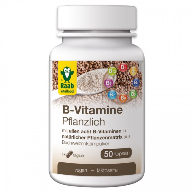 Raab : Vitamin B-Komplex Pflanzlich, Kapseln (50 Stück)