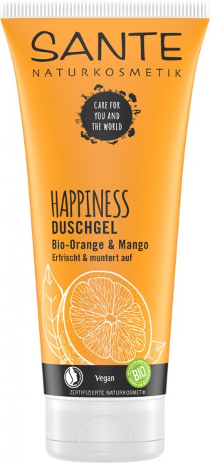 Sante : Happiness Duschgel Bio Orange & Mango, bio (200ml)