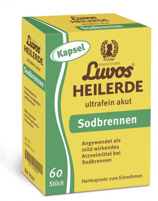 Luvos : Adolf Justs Luvos-Heilerde ultrafein akut Sodbrennen Kapseln (60St)