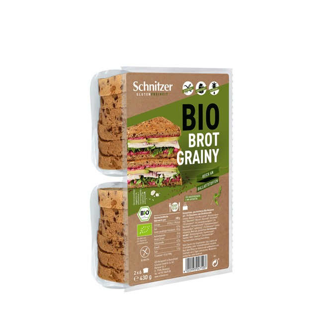 Schnitzer : Glutenfreies Bio Brot Grainy Maisbrot, bio (430g)