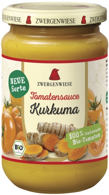 Zwergenwiese : *Bio Tomatensauce Kurkuma (340ml)