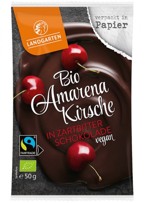 Landgarten : *Bio Bio FT Amarenakirsche in Zartbitter-Schokolade 50g (50g)