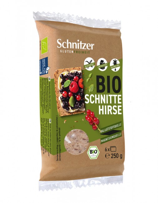 Schnitzer GLUTENFREIHEIT : *Bio Bio Schnitte Hirse (250g)