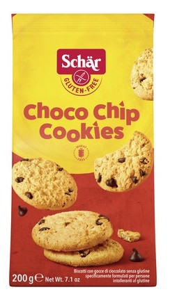 Schokoladig und glutenfrei Dr.Schär Choco Chip Cookies 200g