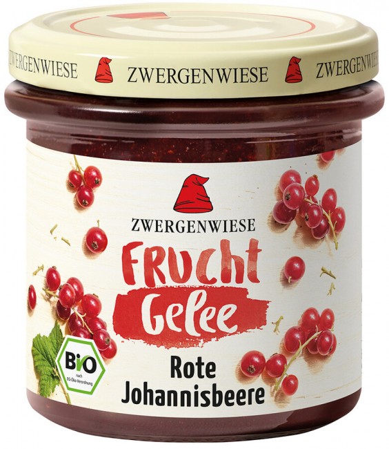 Zwergenwiese : *Bio FruchtGelee Rote Johannisbeere (160g)