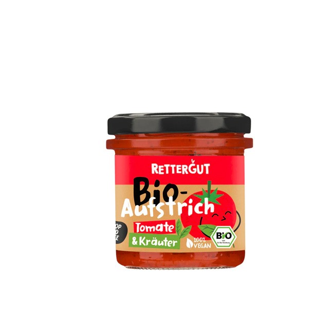 Rettergut : Aufstrich Tomate &amp; Kräuter, bio (135g)