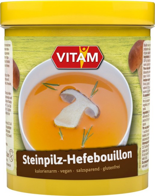 Leckere Steinpilz Hefebouillon 1 kg von Vitam mit bio Zutaten für Vegetarier