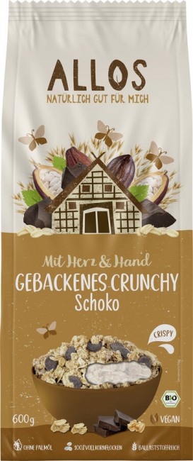 Allos : *Bio Mit Herz &amp; Hand Gebackenes Crunchy Schoko (600g)