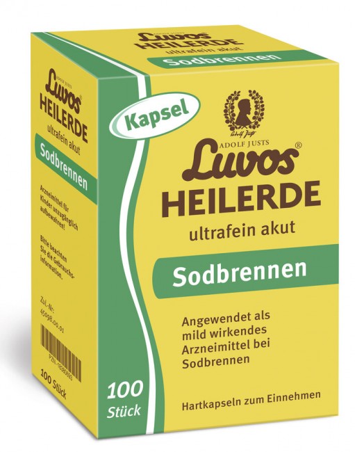 Luvos : Adolf Justs Luvos-Heilerde ultrafein akut Sodbrennen Kapseln (100St)