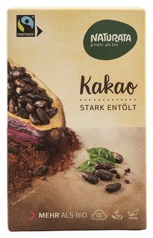 Naturata Fairtrade Kakao stark entölt 125g