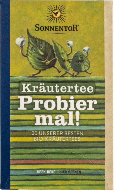 Sonnentor : *Bio Kräutertee Probier mal!, Doppelkammerbeutel (28,5g)