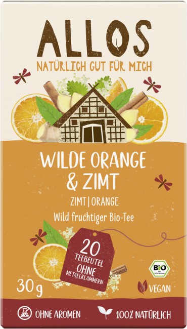 Allos : *Bio Wilde Orange &amp; Zimt Tee (30g)