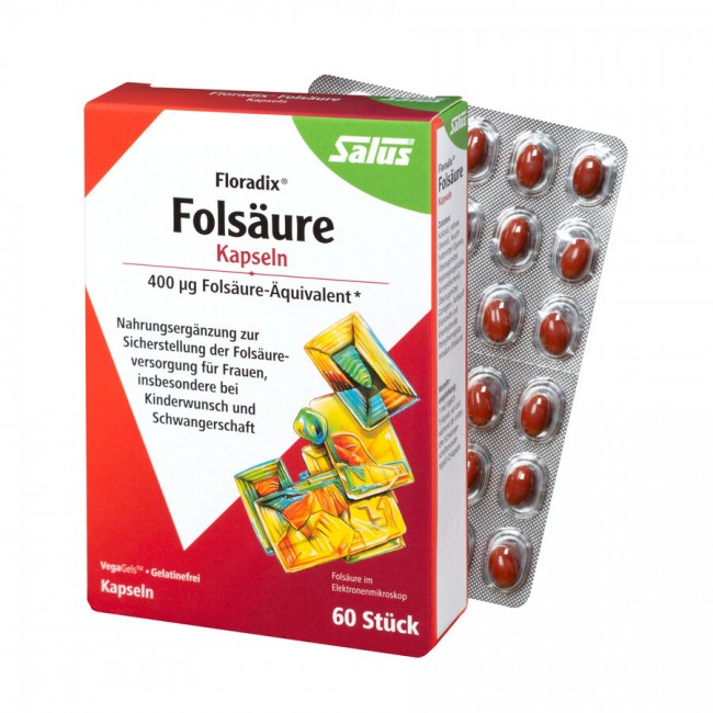 Salus : Floradix® Folsäure Kapseln (60 Stk)