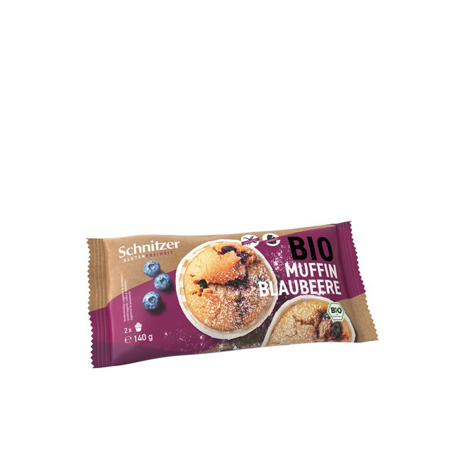 Schnitzer : glutenfreie Muffins mit Blueberry, bio (140g)