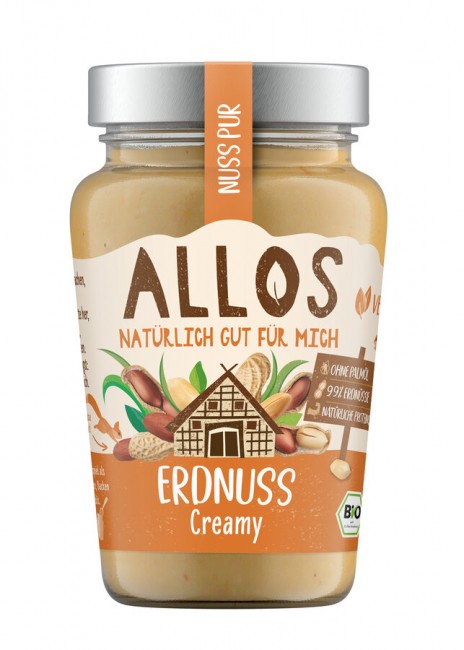 Allos : *Bio Nuss Pur Erdnuss Creamy (340g)