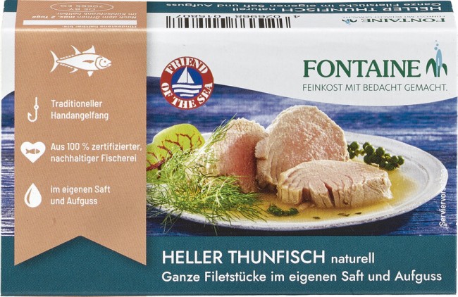 Fontaine : Heller Thunfisch naturell (120g)