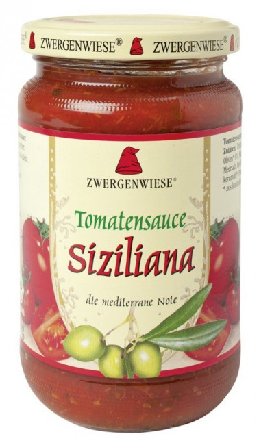 Zwergenwiese : Tomatensauce Siziliana, bio (340ml)