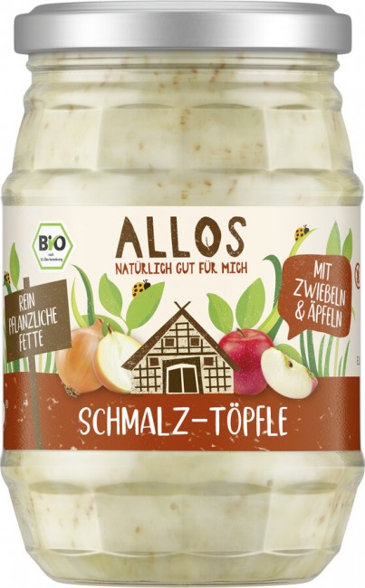 Allos : *Bio Schmalz-Töpfle mit Zwiebeln und Äpfeln (250g)