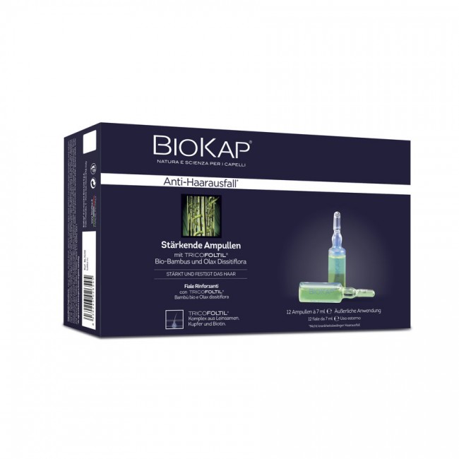 BioKap : Anti-Haarausfall Stärkende Ampullen (12 Stk)