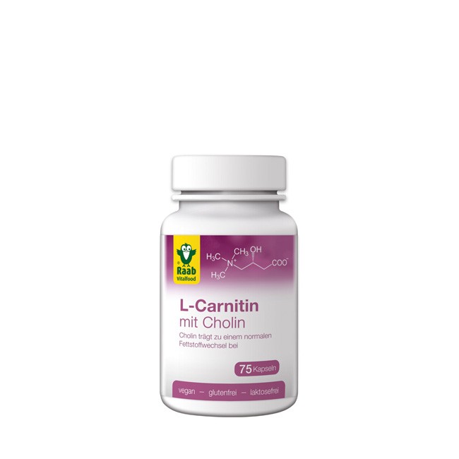 Raab : L-Carnitin mit Cholin-Kapseln (75 Stk)