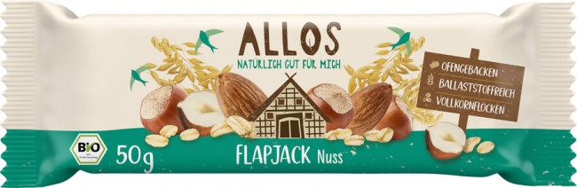 Allos : *Bio Flapjack Nuss (50g)