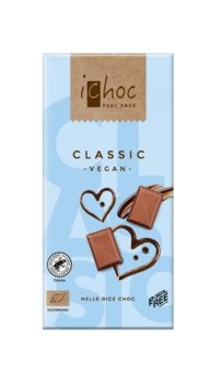 Bio Reismilchschokolade von i-Choc - Classic, ehemals Milkless (80g)