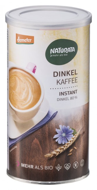 glutenfreier Demeter Instant Dinkelkaffee von Naturata 75g-Dose-75g