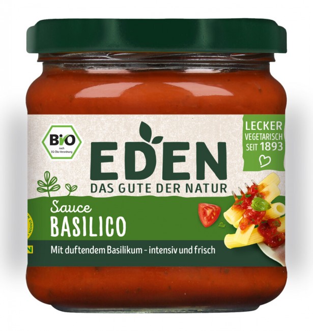 EDEN : *Bio Sauce Basilico Bio (375g)