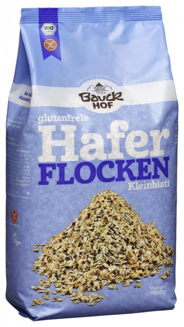 Bauckhof : Glutenfreie Haferflocken Kleinblatt, bio (1000g)
