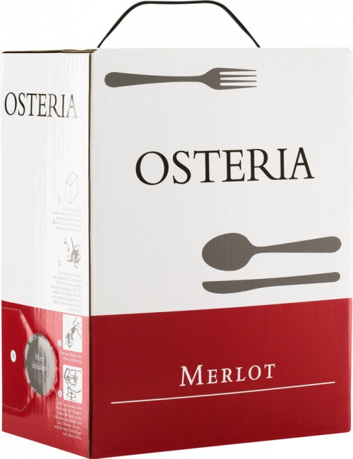 Riegel Bioweine : *Bio OSTERIA Merlot Bag in Box 3l (3l)