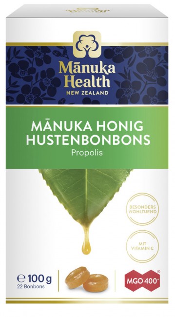 Manuka Health : MGO 400+ Manuka Hustenbonbons Propolis (100g)