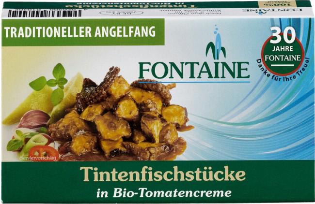 Fontaine : *Bio Tintenfischstücke in Bio-Tomatencreme (120g)