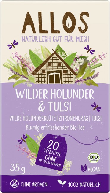 Allos : *Bio Wilder Holunder &amp; Tulsi Tee (35g)